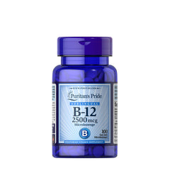 Puritan's Pride Vitamin B-12 2500mcg Sublingual baksida
