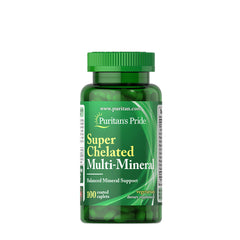 Puritan's Pride Super Chelated Multi Mineral baksida näringsfakta