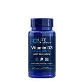 Vitamin D3 med havsjod – 60 kapslar framsida