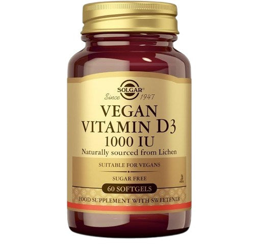 Solgar - Vegan Vitamin D3 - 60 Softgels
