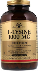 Solgar L-Lysine framsida