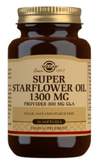Solgar Super Starflower Oil baksida näringsfakta