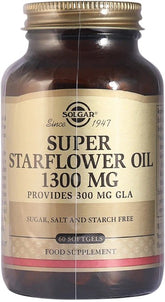 Solgar Super Starflower Oil 1300mg framsida