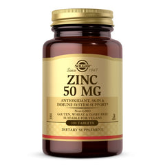 Solgar Zink 50 mg tablett - framsida