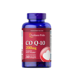 Puritan's Pride CoQ10 200mg baksida näringsfakta