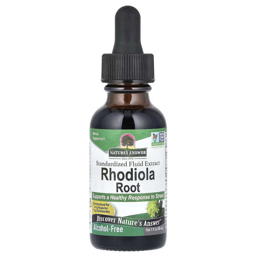 Nature's Answer Rhodiola Root Extract 30ml framsida