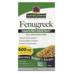 Nature's Answer Fenugreek framsida