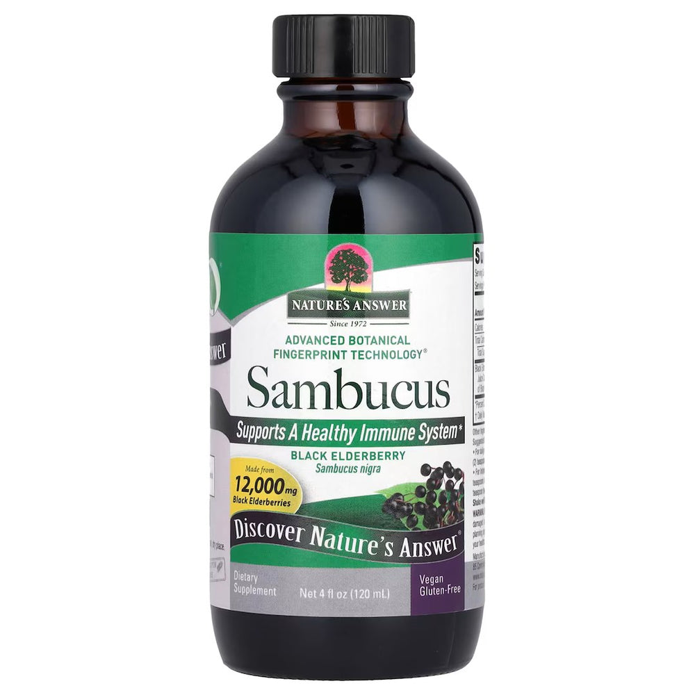 Nature's Answer Sambucus Black Elderberry framsida