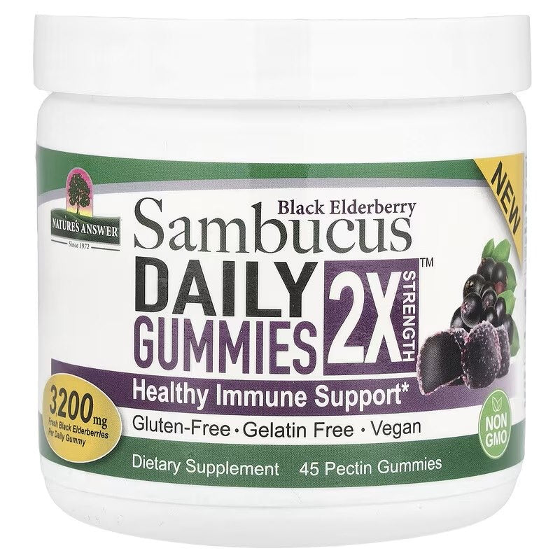 Sambucus Black Elderberry Gummies framsida
