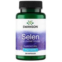Swanson - Selenium, 100mcg - 200 kapsler