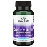 Swanson - Selenium, 100 mcg - 200 kapselia