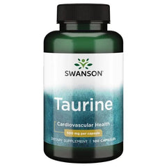 Swanson - Taurine, 500mg - 100 Caps