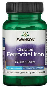 Swanson - Albion Ferrochel Rauta - 18mg - 180 Kapselia