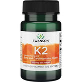 Swanson - Natural Vitamin K2 - 100mcg, 30 Sgels