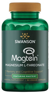 Swanson L-Threonate Magnesium 90 Caps framsida