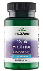 Swanson - Zinc Picolinate, 22mg - 60 kapselia