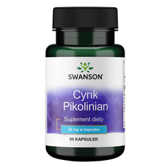 Swanson - Zinc Picolinate, 22mg - 60 Kapsler