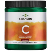 Swanson Buffered Sodium Ascorbate Vitamin C Powder framsida