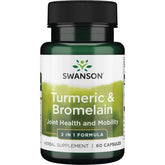 Gurkmeja & Bromelain – 60 kapslar framsida