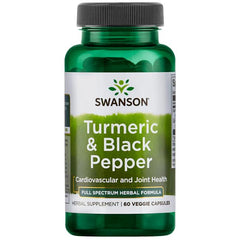 Swanson Turmeric & Black Pepper framsida