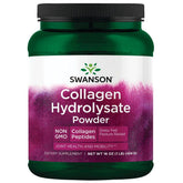 Swanson Hydrolyzed Collagen Powder framsida