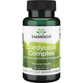 Swanson - Cordyceps Kompleksi Reishin ja Shiitaken kanssa (60 Vcaps)