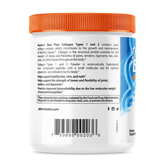 Doctor's Best Pure Collagen näringsfakta-etikett
