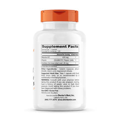 Doctor's Best - Betaine HCL Pepsin & Gentian Bitters - 120 Kapsler