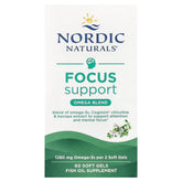 Nordic Naturals - Fokus Støtte - 60 Kapsler