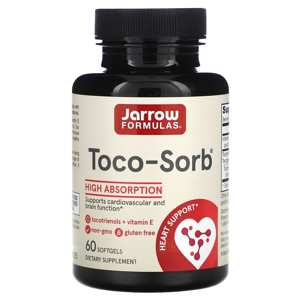 Toco-Sorb Vitamin E-komplex 60 kapslar framsida
