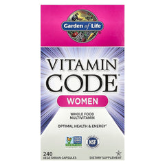 Garden Of Life Multivitamin for Women baksida