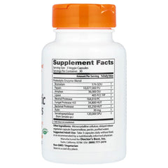 Proteolytic Enzymes näringsfakta-etikett
