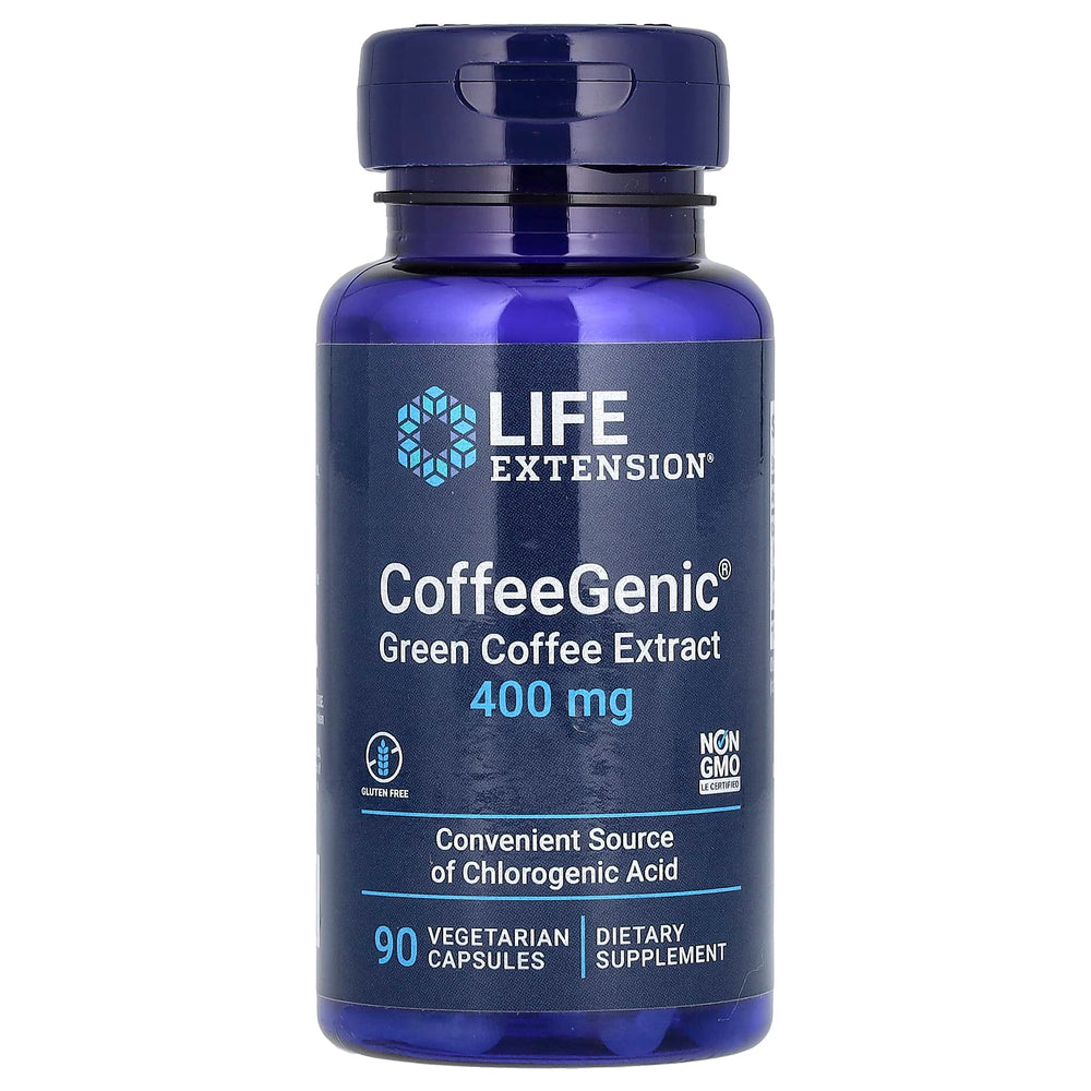 Grönt Kaffebönextrakt 400 mg framsida