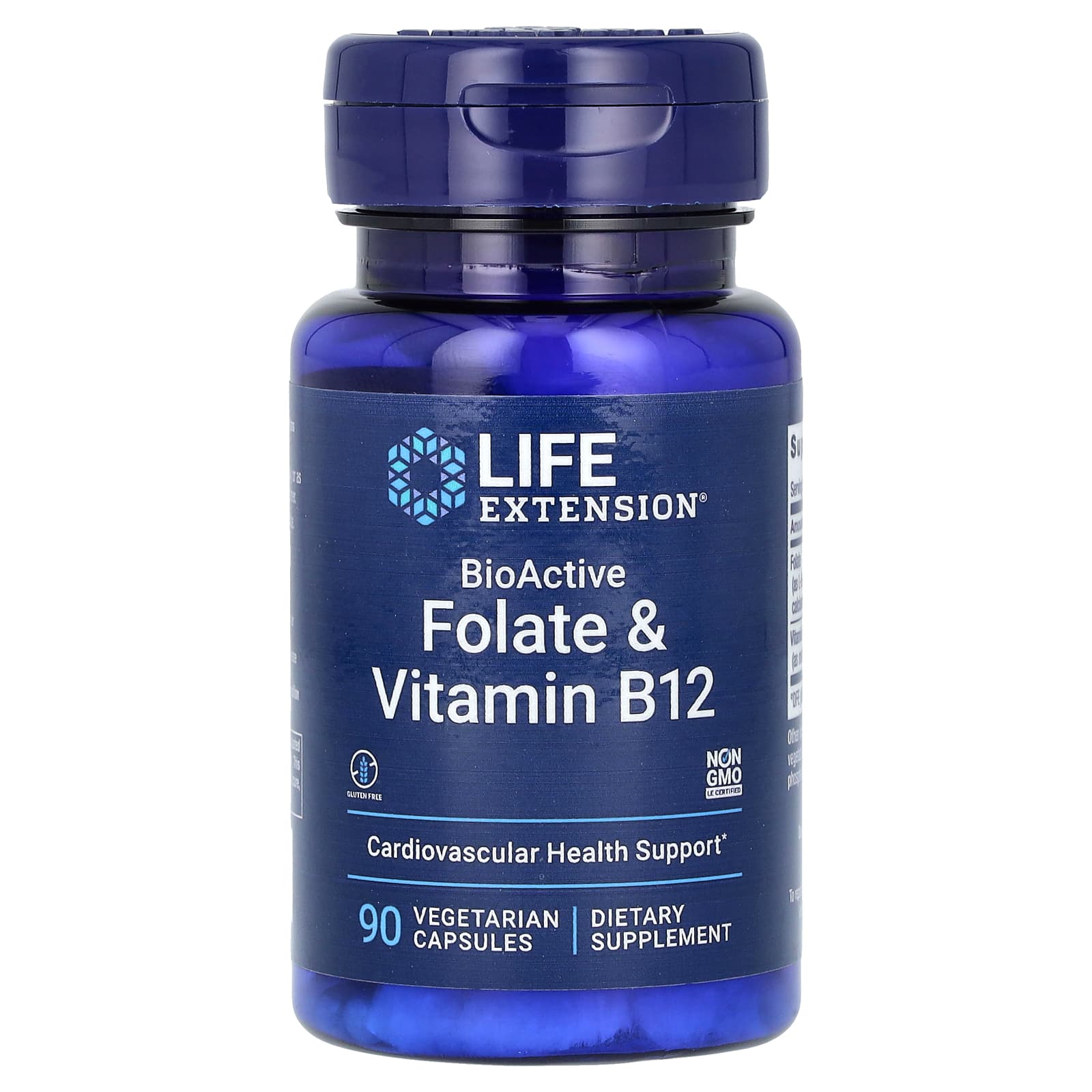 Life Extension Bioactive Folate & Vitamin B12 framsida