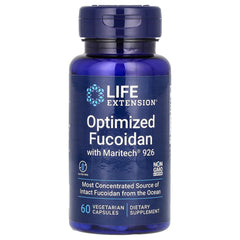 Life Extension Optimized Fucoidan baksida näringsfakta