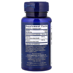 Life Extension AMPK Metabolic Activator baksida näringsfakta