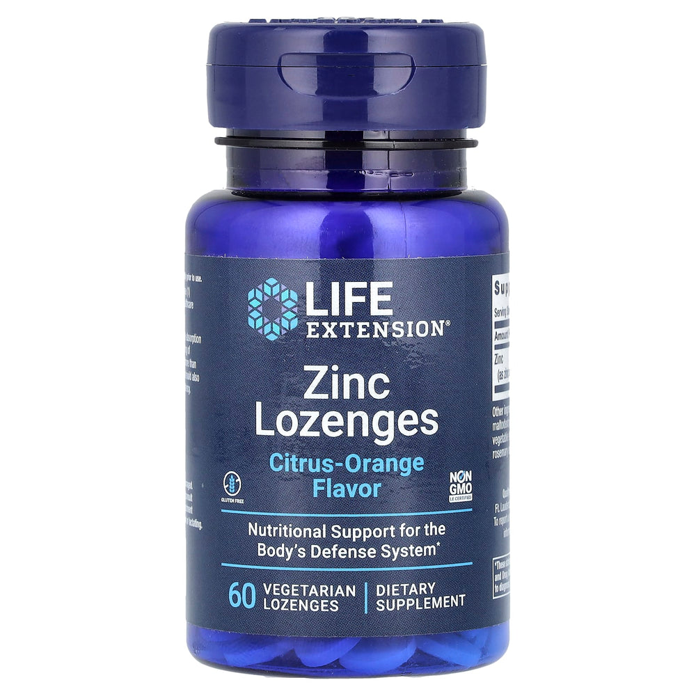Life Extension Zinc Lozenges framsida