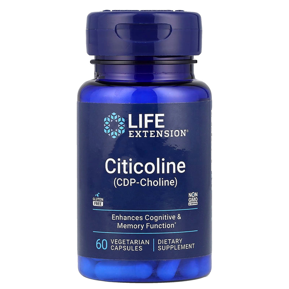 Life Extension Citicoline 60 Vcaps framsida