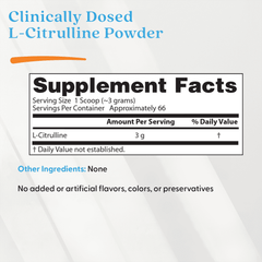 Doctor's Best - L-Citrulline Powder - 200g
