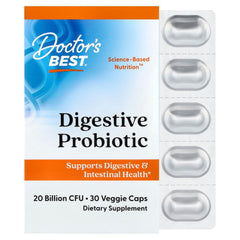 Doctor's Best Digestive Probiotic baksida