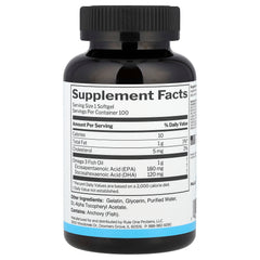 Rule One Fish Oil – Omega-3 baksida näringsfakta