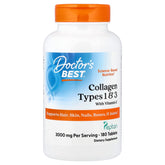 Doctor's Best - Kollagen Typer 1 og 3 med Peptan og Vitamin C