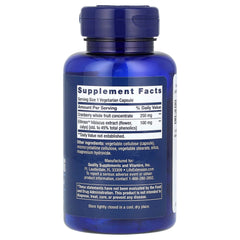 Life Extension Optimized Cran-Max ingredienser