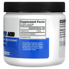 EVLution Nutrition - D-Aspartic Acid - 94g