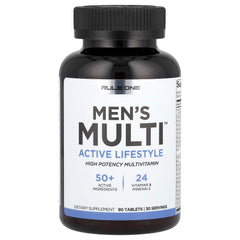 Rule One Men's Train Daily Multivitamin baksida