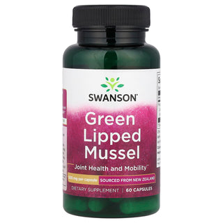 Swanson Green Lipped Mussel 60 kapslar framsida