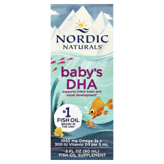 Baby's DHA baksida med näringsfakta