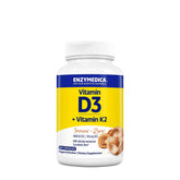 Enzymedica - Vitamin D3 + Vitamin K2 - 60 Caps