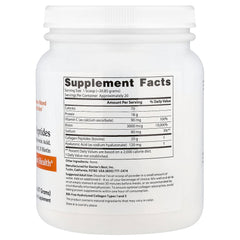 Pure Collagen Peptides baksida näringsfakta