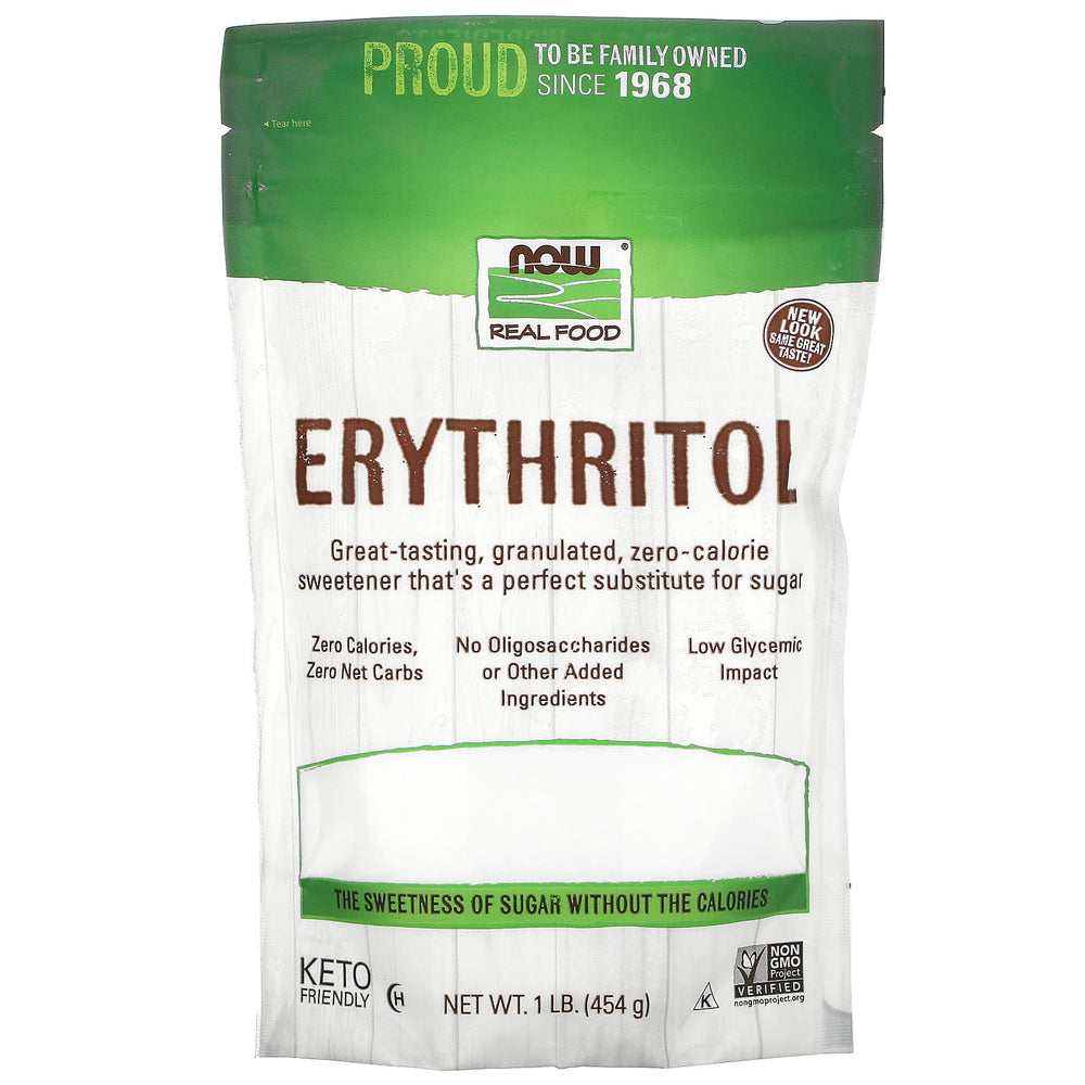 Erythritol – Naturlig sockerfri sötningsmedel framsida